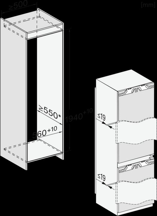 Image du produit Miele KFN 7844 C (273 l)