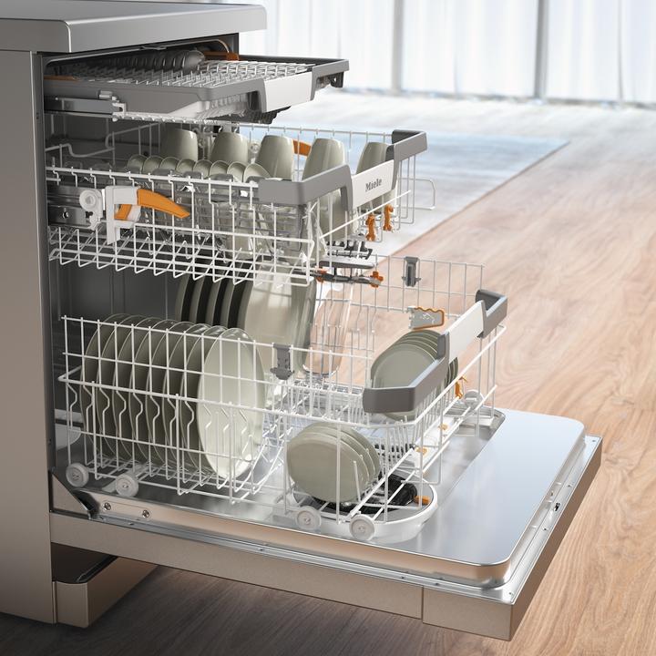 Actual product image Miele G 7130 SC Front AutoDos Stand-Geschirrspüler CleanSteel Front 12337820
