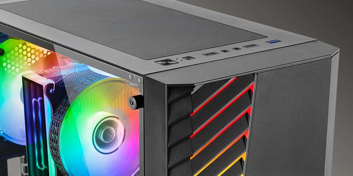 Image du produit Mars Gaming Boitier Moyen Tour Atx Mc-Volt RGB Avec Panneau Vitré (Noir) (Mini-ITX, ATX)