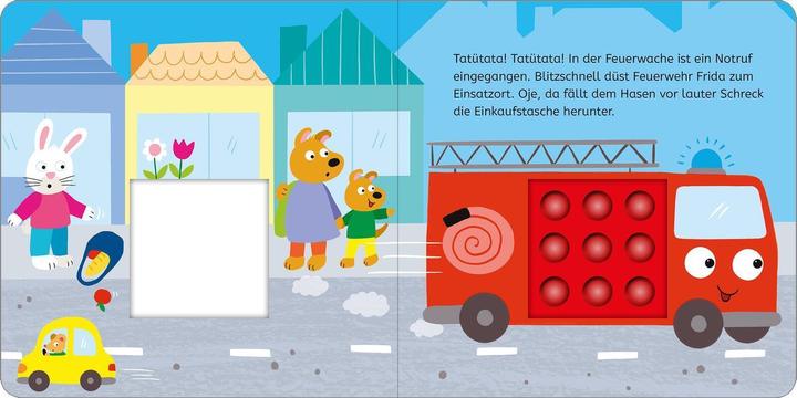Productafbeelding Mijn eerste pop-it boek - Brandweer Frida (Duits)