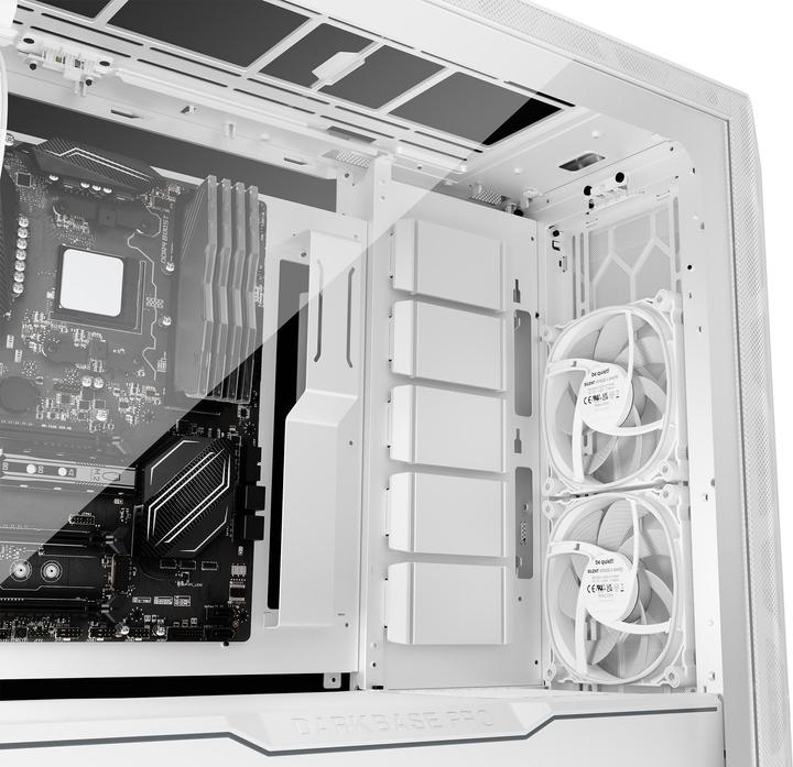 Actual product image be quiet! DARK BASE PRO 901 White (XL-ATX, mATX, Mini-ATX, ATX)