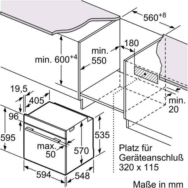 Image du produit Bosch Hausgeräte HBA578BS0