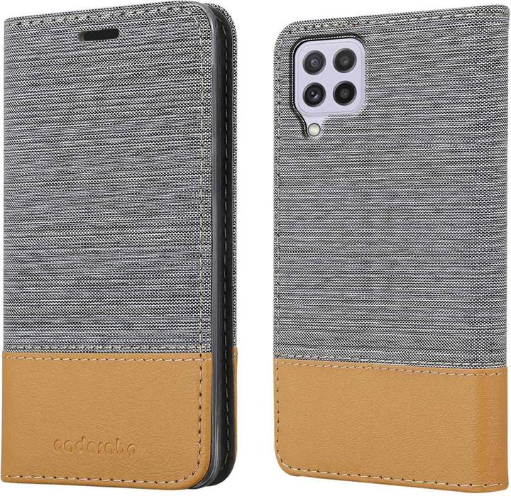 Produktbild Cadorabo Jeans Book Hülle (Samsung Galaxy M22, Samsung Galaxy A22, Samsung Galaxy A32)