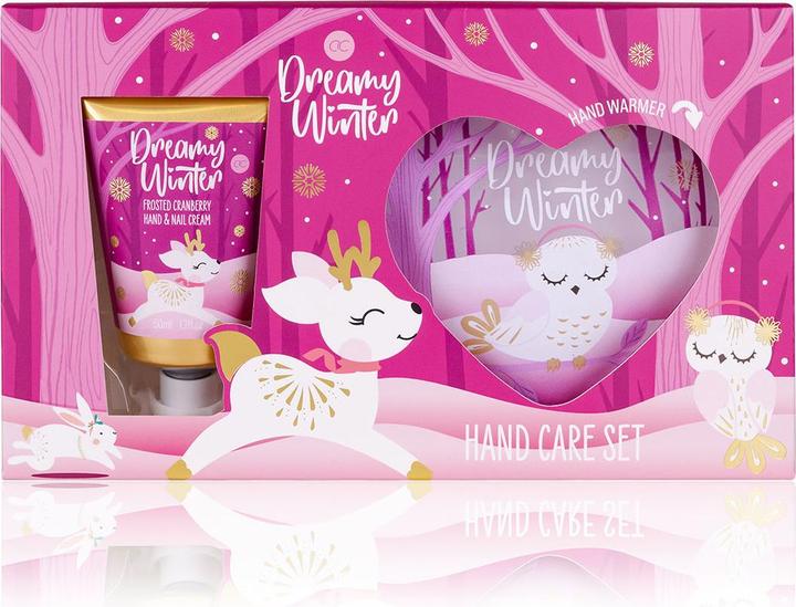 Accentra Handpflegeset DREAMY WINTER in Geschenkbox, inkl. 50ml Hand- & Nagelcreme, Handwärmer, Duft: Frosted