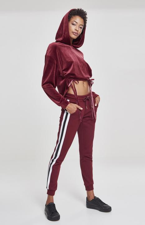 Immagine prodotto Urban Classics UC Ladies Ladies Short Velvet Gathered Hoody da donna con cappuccio (S)