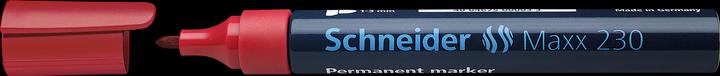 Actual product image Schneider Maxx 230 permanent marker Line width: 1-3 mm Ink colour: red (Red, 3 mm, 1 x)