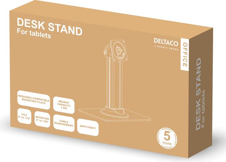 Actual product image Deltaco ARM-0511 holder Passive holder Tablet/UMPC