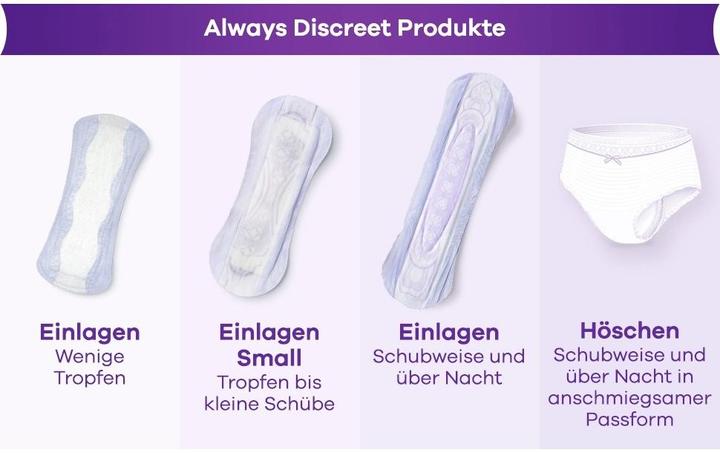 Productafbeelding Always Discreet Incontinentie Pads Plus Lang 64 stuks. (64 x, Meer)