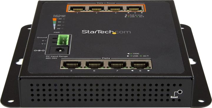 Image du produit StarTech Switch Ethernet 8 ports POE administrable - 30W par port PoE+ - Switch industriel administrable... (8 Ports)