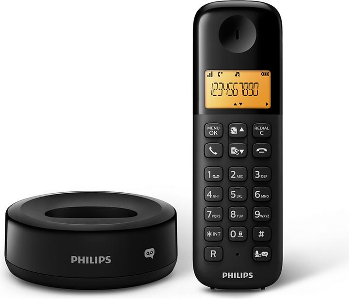 Image du produit Philips Téléphone sans fil DECT Téléphone noir