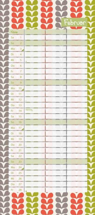 Produktbild Tapetenwechsel 2025 - Kalender für zwei - Notizkalender - Partner-Planer - Format 22 x 49,5 cm (22 x 49 cm, Deutsch)