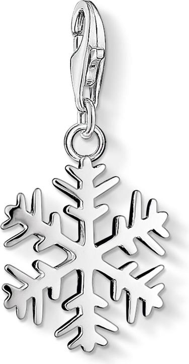 Thomas Sabo Charm-Anhänger Schneeflocke (Silber)