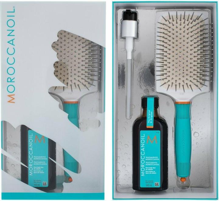 Image du produit Moroccanoil Duo traitement + brosse à palette (100 ml)
