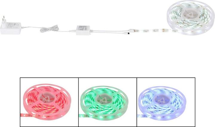 Produktbild Globo LED-Band Eduard 1xLED (Mehrfarbig, 670 cm, Indoor)