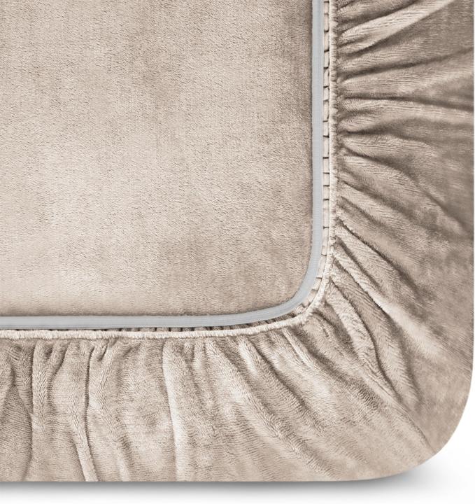Produktbild Aspero 2 Flanell-Spannbettlaken PERPIGNAN (160 x 200 cm)