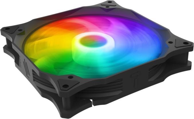 Actual product image Silentium PC Stella HP ARGB 140 PWM computer case fan (140 mm, 1 x)