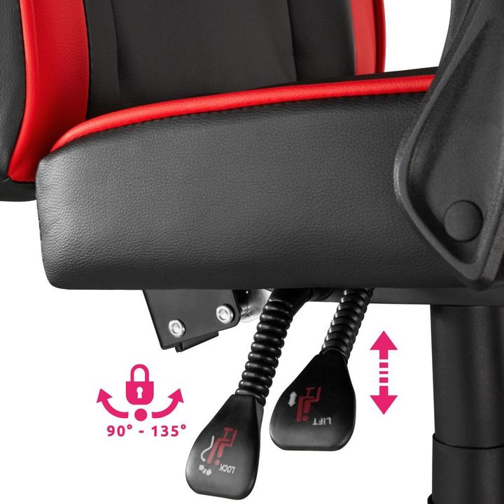 Produktbild tectake Racing Bürostuhl mit Fussstütze