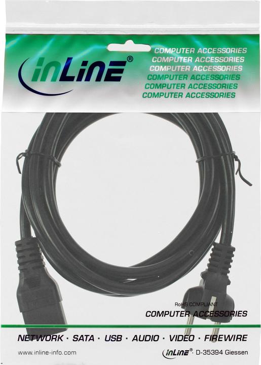 Produktbild InLine Netzkabel 16A (0.50 m)