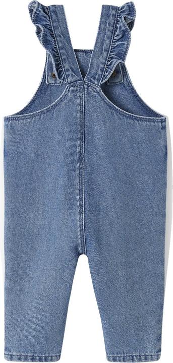Vertbaudet Mädchen Baby Jeans-Latzhose