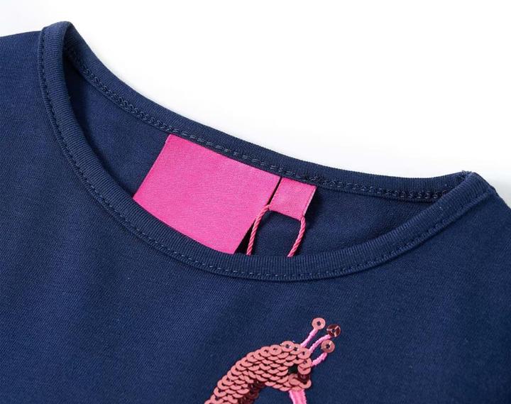 Immagine prodotto VidaXL Camicia da bambino a maniche lunghe blu navy 92,Materiale: 95 % cotone (92)
