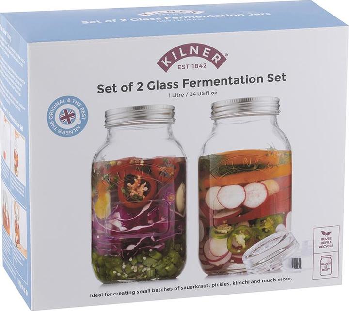 Produktbild Kilner Fermentationsgläser (2 Stk., 1 l)