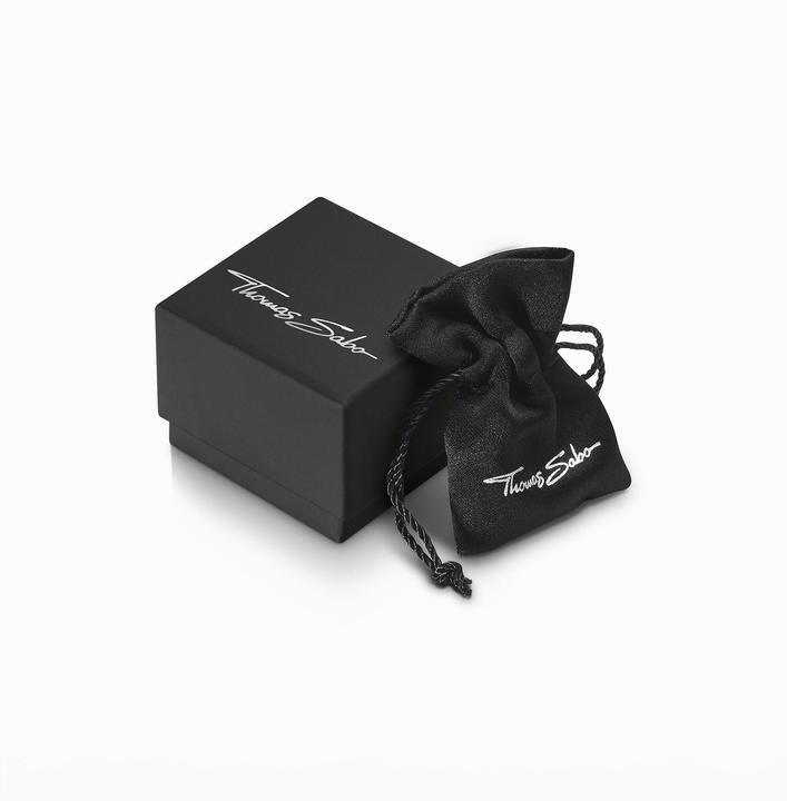 Produktbild Thomas Sabo Ohrstecker Classic Pavé Schwarz (Silber)