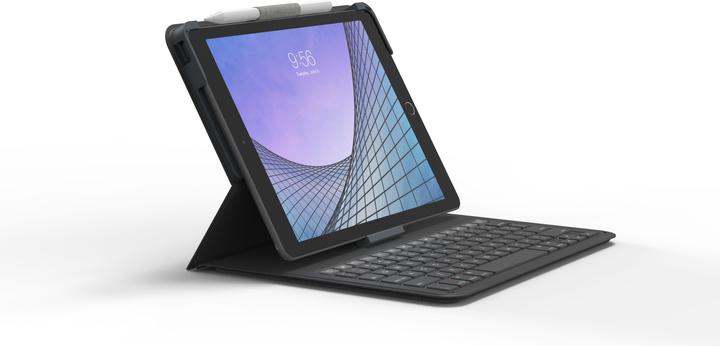 Actual product image Zagg Messenger Folio 2 (CH, iPad 2021 (9th Gen), iPad 2019 (7th gene), iPad 2020 (8. Gen), iPad Air 2019 (3. Gen))