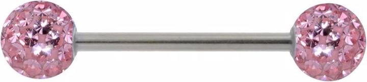 Bijouteria Zungenpiercing (Epoxiharz, Chirurgenstahl 316L, Kristall)