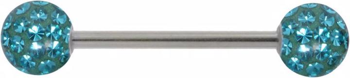 Bijouteria Zungenpiercing (Epoxiharz, Chirurgenstahl 316L, Kristall)