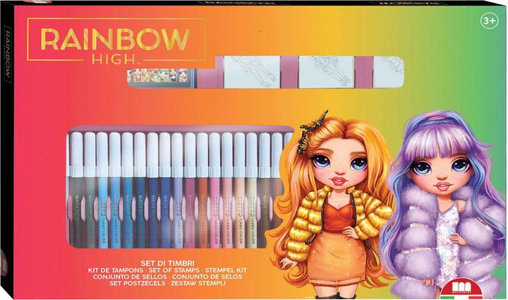 Produktbild NoName Rainbow High Kleurset Met Stempels 40dlg.