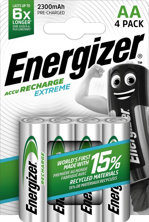 Energizer Recharge Extreme (4 Stk., AA, 2300 mAh)