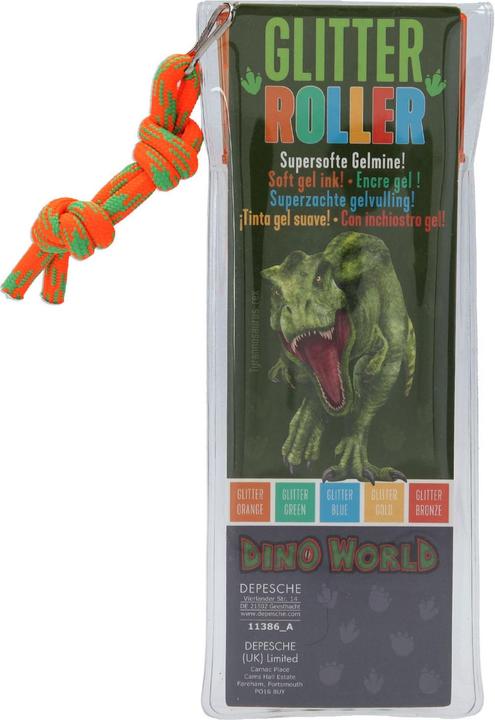 Produktbild Depesche Farbstifte Dino World 5-teilig (Orange, Grün, Gold, Blau, Bronze, 5 x)