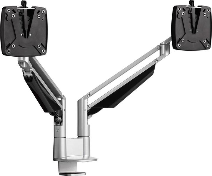 Produktbild Novus Monitortragarm Clu Duo C 2 - 7 kg silber Tischbef. (Tisch, 27")
