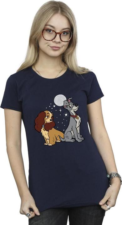 Immagine prodotto Disney Lady And The Tramp Moon Maglietta Donna (L)