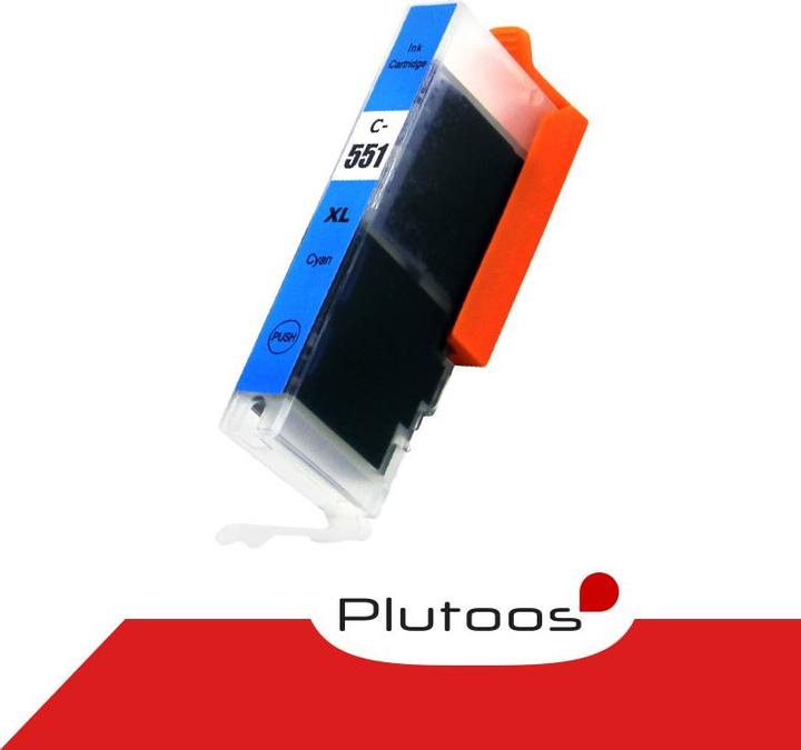 Image du produit Plutoos Canon CLI-551 C Cartouche XXL compatible, Cyan (C)