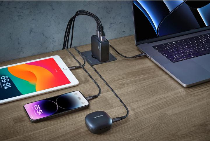 Actual product image Intenso Power adapter 140W W140A3C GaN + C520C (140 W)