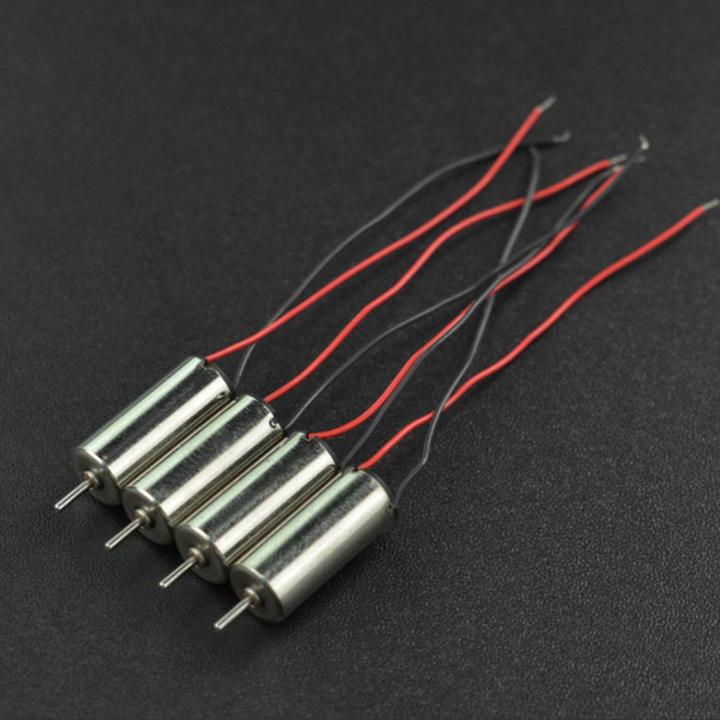 Actual product image DFRobot 6x14mm Coreless Micro Motor 4pcs.