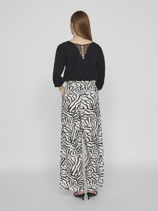 Actual product image Vila Patterned High Waist Trousers (38)