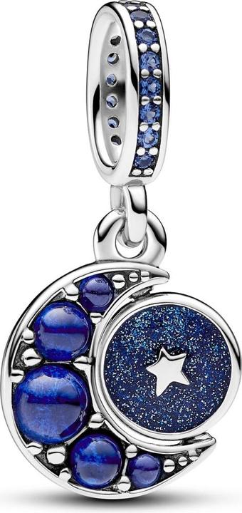Pandora Funkelnder Drehender Mond (Sterling Silber 925)