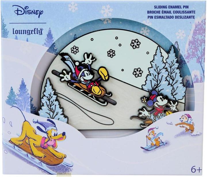 Loungefly Disney by Ansteck-Pins Mickey and friends Winter Wonderland 3" Limited Edition 8 cm