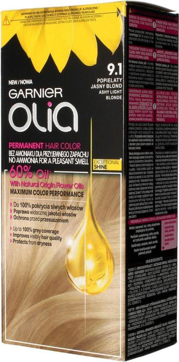 Image du produit Garnier Olia Hair Dye 9.1h Brightond (9.1h Brightond - Blond clair cendré)