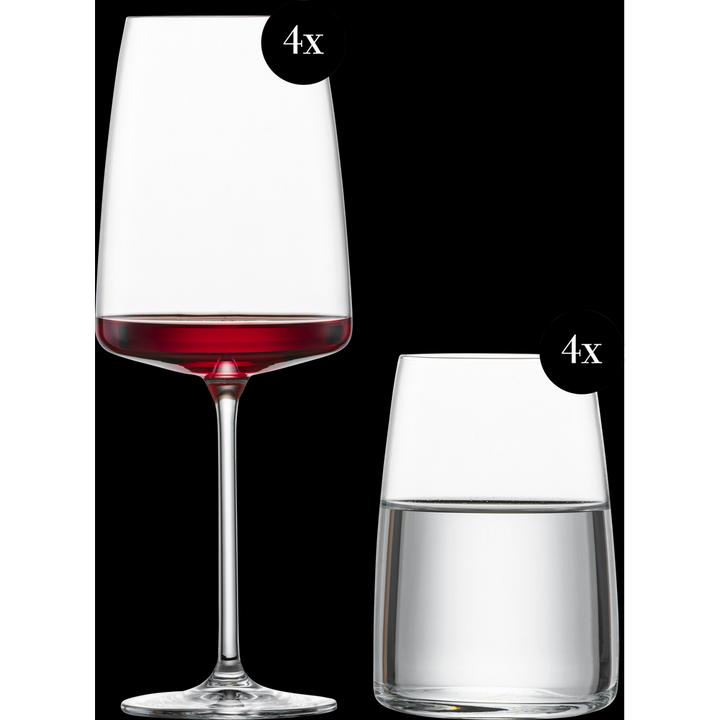 Actual product image Zwiesel Vivid Senses (53.50 cl, 8 Glasses, Wine glasses set)