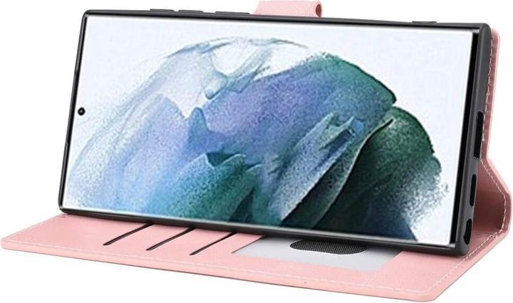 Produktbild Cover-Discount Galaxy S23 Ultra - Leder Etui Hülle rosa (Samsung Galaxy S23 Ultra)
