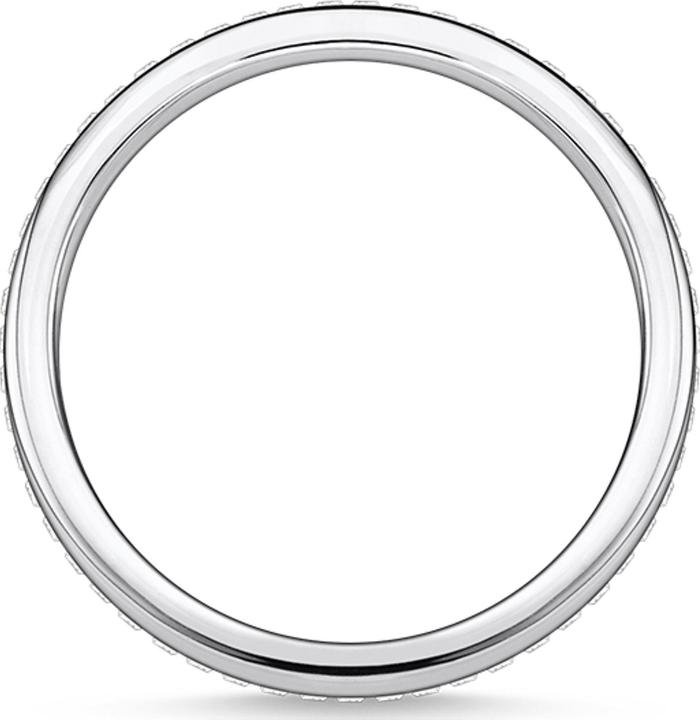 Immagine prodotto Thomas Sabo Anello doppio pietre bianche argento (50, 925 Argento)