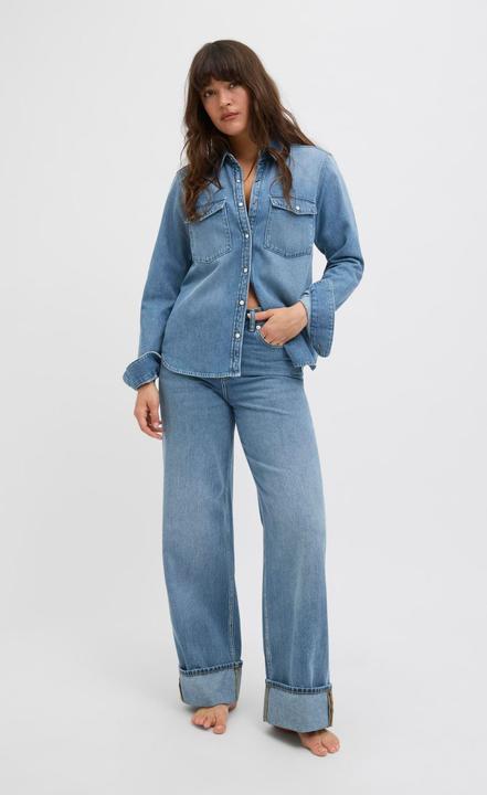 Actual product image JJXX Jxtokyo Wide Fold Hw Jeans R254 Dnm Sn (W31/L30)