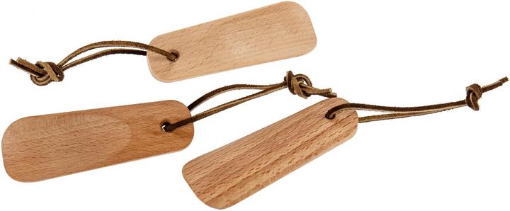 Immagine prodotto La Mia! Calzascarpe - 12 cm - faggio oliato con cinturino in pelle - ideale per i viaggi e le borse