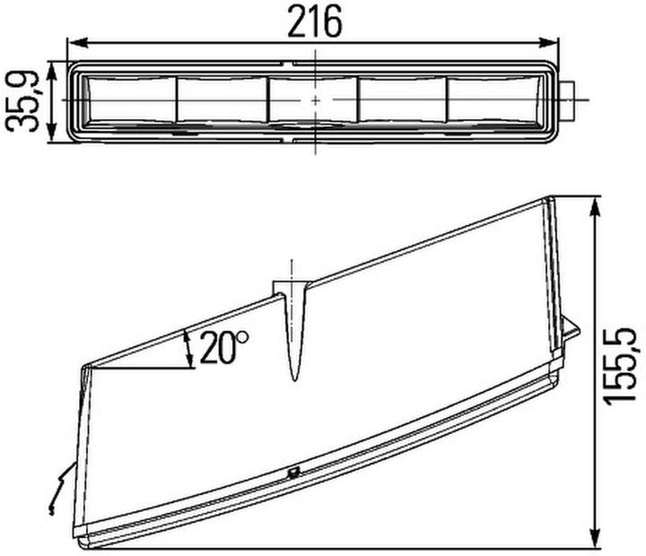 Image du produit Hella FEUX DIURNES À LED 24V G.