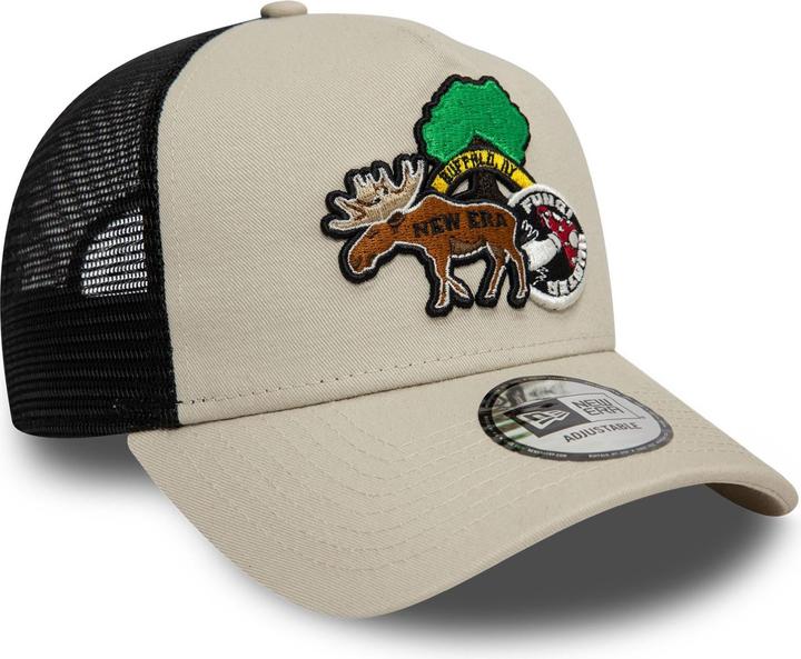 Actual product image New Era Mesh Trucker Cap - Outdoor Patch Wildlife (One size)