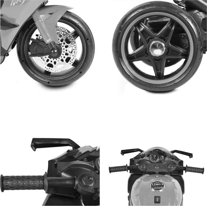 Actual product image Moni Kids motorbike Ninja three wheels (12 V)