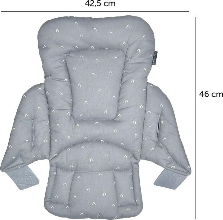 Produktbild La Loona LaLoona Sitzverkleinerer für Hochstühle Sitzverkleinerer für Hauck Alpha Hochstuhl - Curves